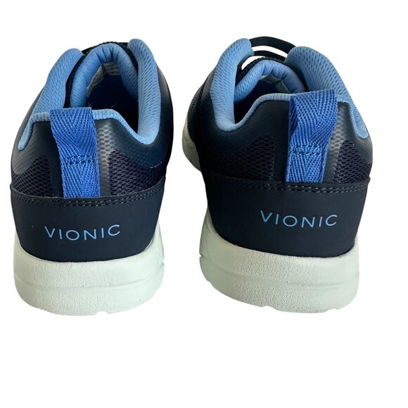 Vionic Layla Walking Slip On Comfort Shoes Navy Blue Size 7.5 Sneakers - Picture 7 of 10